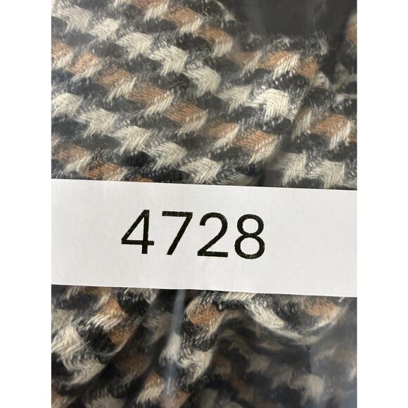 Talbots Plus Size 22W Houndstooth Knee Length A Line Skirt Lined Casual Zip - Picture 7 of 7